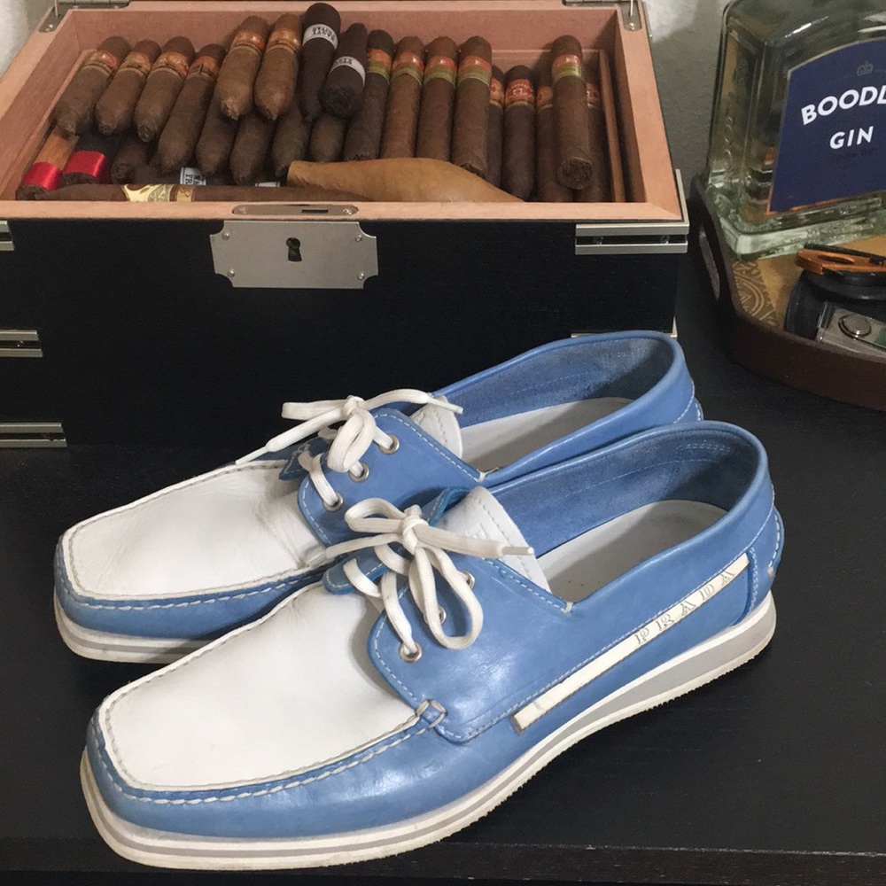 Men’s Prada Boat Shoes